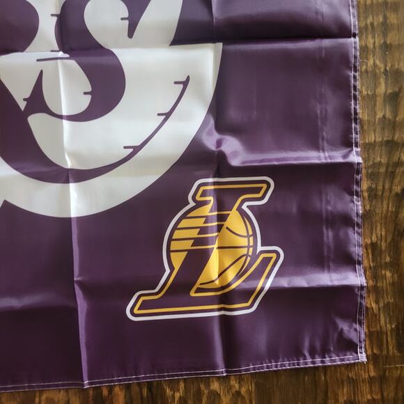 Los Angeles Lakers Flag LA Lakers‎ Banner New 3x5 Feet Kobe Mancave Garage - Picture 4 of 5
